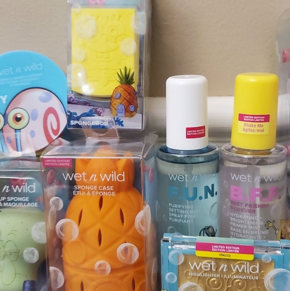 Spongebob wet n wild makeup set(add on)